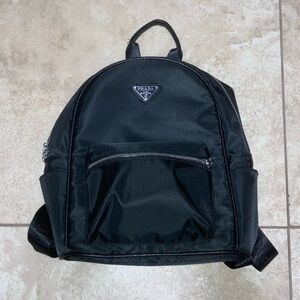 Prada Women's Black Nylon Backpack